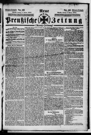 Neue preußische Zeitung vom 09.01.1914