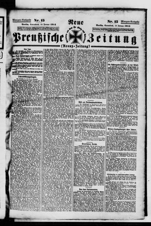 Neue preußische Zeitung vom 10.01.1914