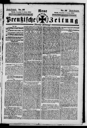 Neue preußische Zeitung vom 10.01.1914