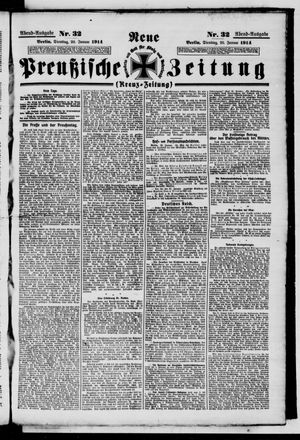 Neue preußische Zeitung vom 20.01.1914