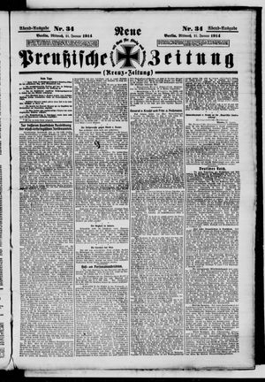 Neue preußische Zeitung on Jan 21, 1914
