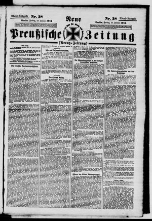 Neue preußische Zeitung vom 23.01.1914
