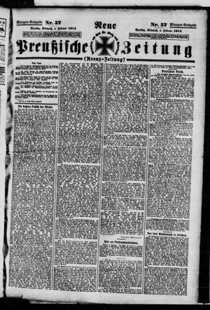 Neue preußische Zeitung on Feb 4, 1914