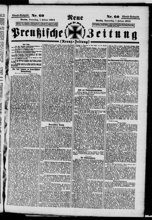 Neue preußische Zeitung vom 05.02.1914