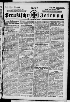 Neue preußische Zeitung vom 06.02.1914
