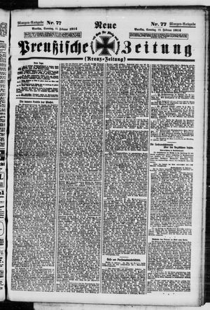 Neue preußische Zeitung vom 15.02.1914