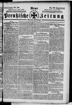 Neue preußische Zeitung vom 17.02.1914