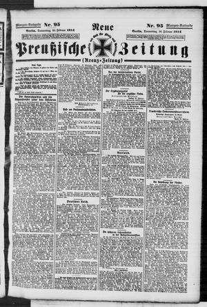 Neue preußische Zeitung vom 26.02.1914