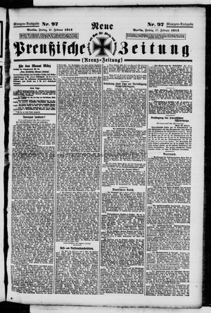 Neue preußische Zeitung vom 27.02.1914