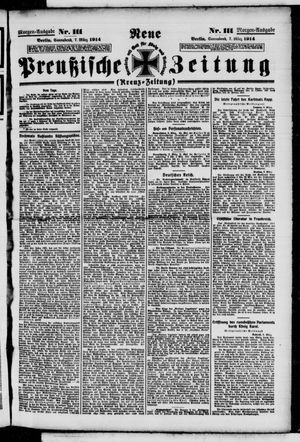 Neue preußische Zeitung vom 07.03.1914