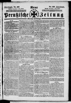 Neue preußische Zeitung vom 07.03.1914