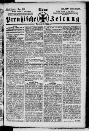 Neue preußische Zeitung vom 11.03.1914