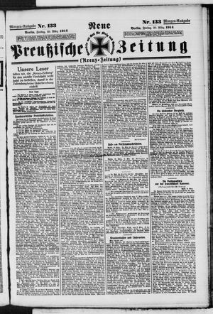 Neue preußische Zeitung vom 20.03.1914