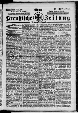 Neue preußische Zeitung vom 25.03.1914