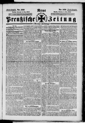 Neue preußische Zeitung vom 25.03.1914