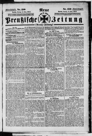 Neue preußische Zeitung vom 30.03.1914