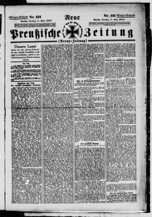 Neue preußische Zeitung vom 31.03.1914