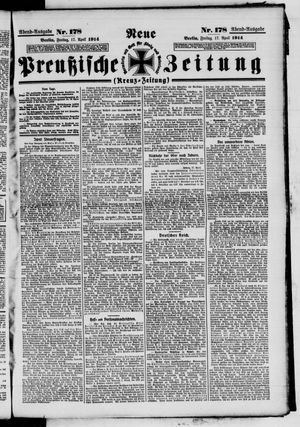 Neue preußische Zeitung vom 17.04.1914
