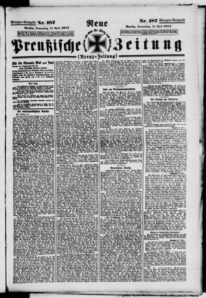 Neue preußische Zeitung vom 23.04.1914
