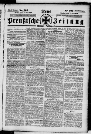 Neue preußische Zeitung vom 01.05.1914