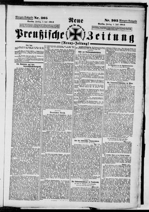Neue preußische Zeitung vom 03.07.1914