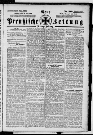 Neue preußische Zeitung vom 06.07.1914