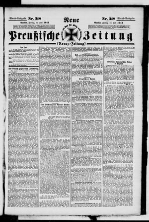 Neue preußische Zeitung vom 10.07.1914