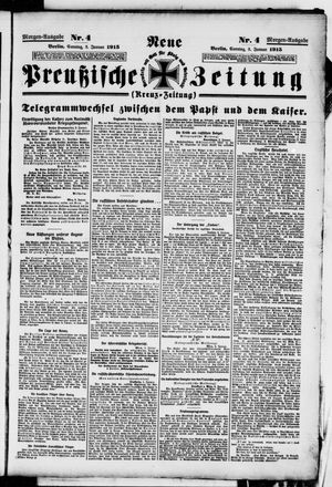 Neue preußische Zeitung vom 03.01.1915
