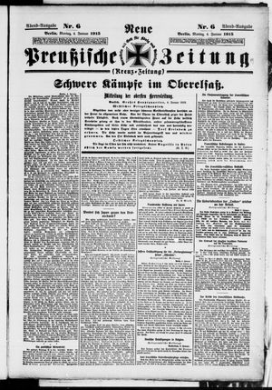 Neue preußische Zeitung vom 04.01.1915