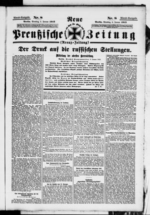 Neue preußische Zeitung vom 05.01.1915