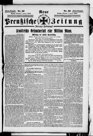 Neue preußische Zeitung vom 06.01.1915