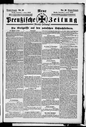 Neue preußische Zeitung vom 07.01.1915