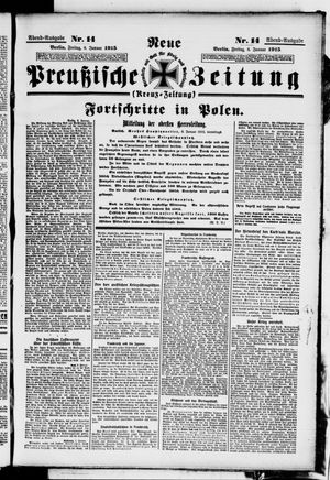Neue preußische Zeitung vom 08.01.1915