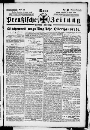 Neue preußische Zeitung on Jan 9, 1915