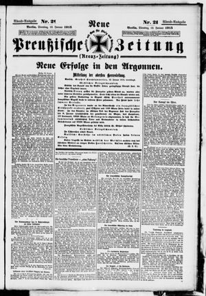 Neue preußische Zeitung vom 12.01.1915