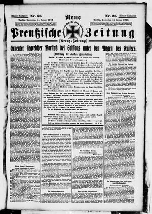 Neue preußische Zeitung vom 14.01.1915