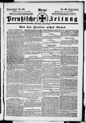 Neue preußische Zeitung vom 15.01.1915
