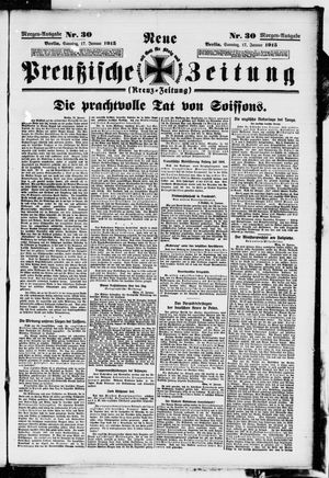 Neue preußische Zeitung vom 17.01.1915