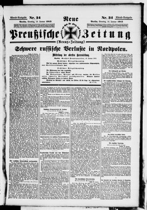 Neue preußische Zeitung vom 19.01.1915