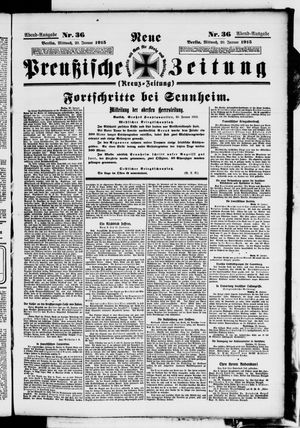 Neue preußische Zeitung vom 20.01.1915