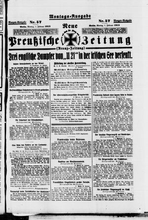 Neue preußische Zeitung vom 01.02.1915