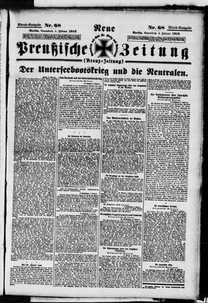 Neue preußische Zeitung vom 06.02.1915