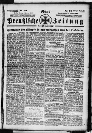 Neue preußische Zeitung vom 07.02.1915