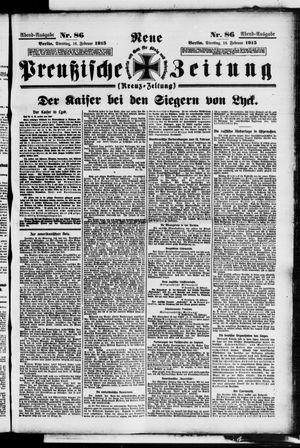 Neue preußische Zeitung vom 16.02.1915