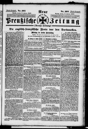 Neue preußische Zeitung vom 26.02.1915