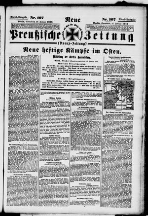 Neue preußische Zeitung vom 27.02.1915