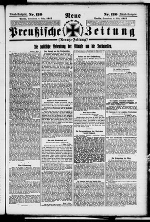 Neue preußische Zeitung vom 06.03.1915