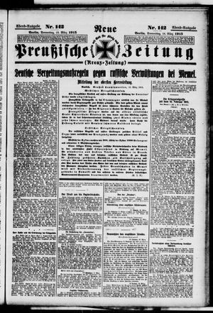 Neue preußische Zeitung on Mar 18, 1915