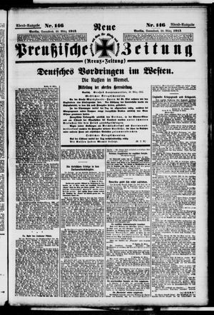 Neue preußische Zeitung on Mar 20, 1915