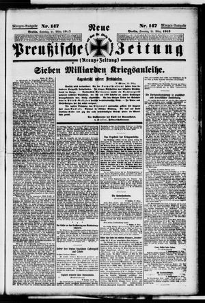 Neue preußische Zeitung on Mar 21, 1915